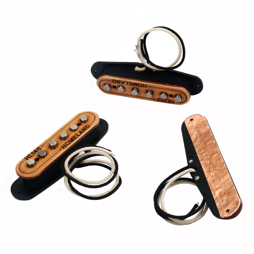 

3pcs Maple Wood Hand Wound Alnico Single Coil Pickups Standard SSS Neck Middle Bridge Pickup Set for ST Strat Stratocaster Elect
