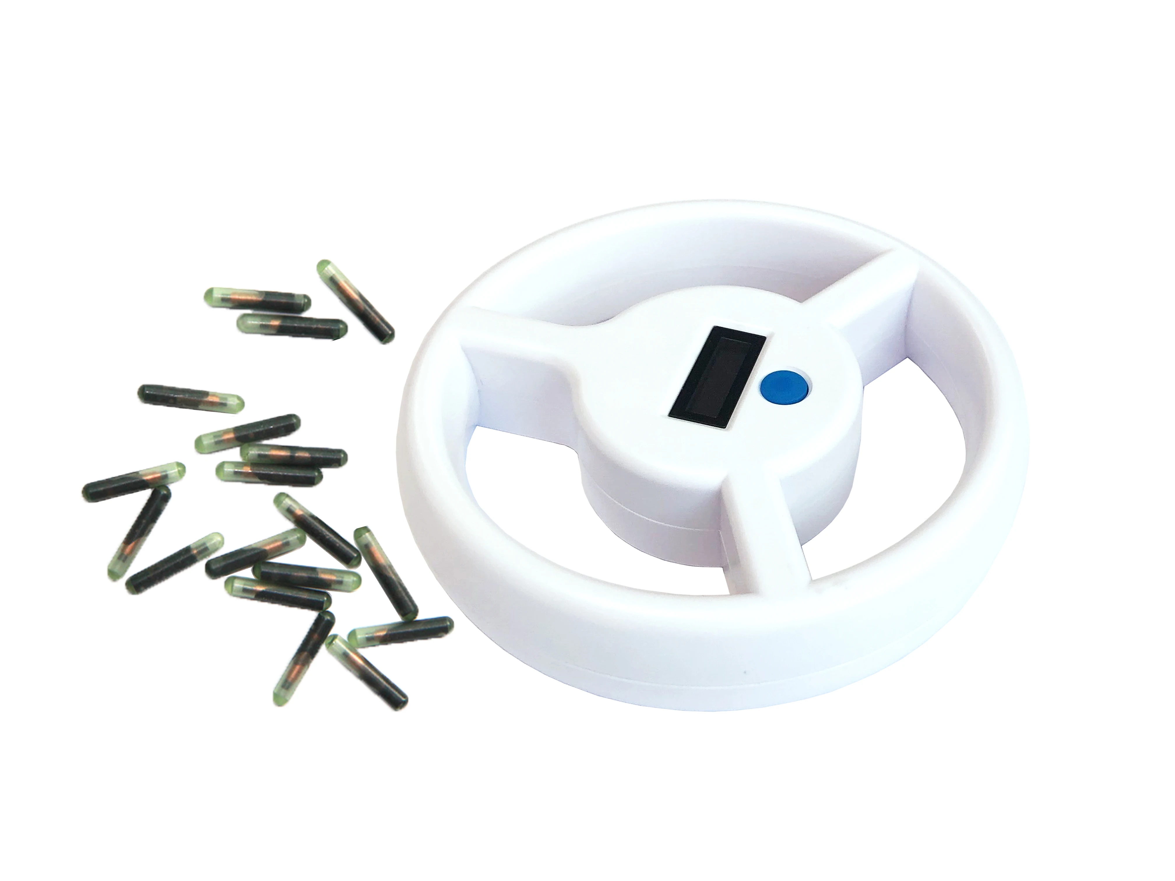 1 шт. ОЛЕД-дисплей Пет-сканер ISO11784/5 Animal ID Reader Chip Transponder USB RFID Handheld Microchip для животных.