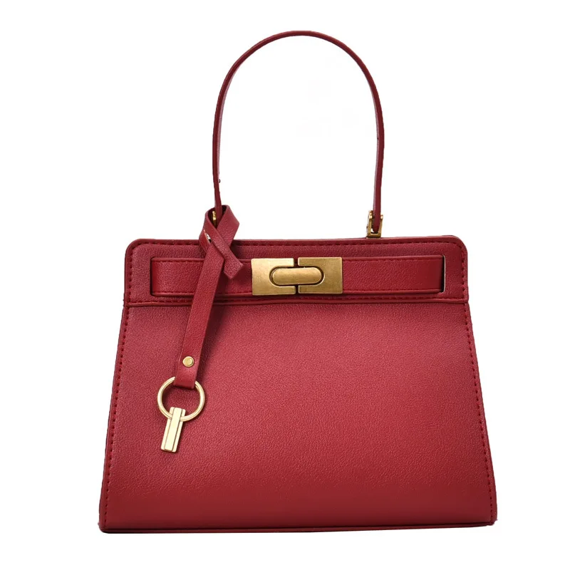 

High-quality small bag 2020 new luxury women's portable wild shoulder bag fashion texture simple messenger small square bag