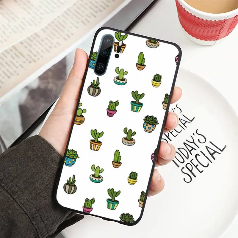

cactus Phone Case For Huawei P20 P30 P40 lite Pro P Smart 2019