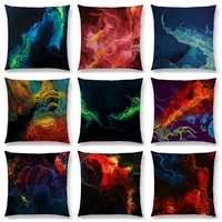 abstract oil paintings free art beautiful elegant lines colorful cushion cover
