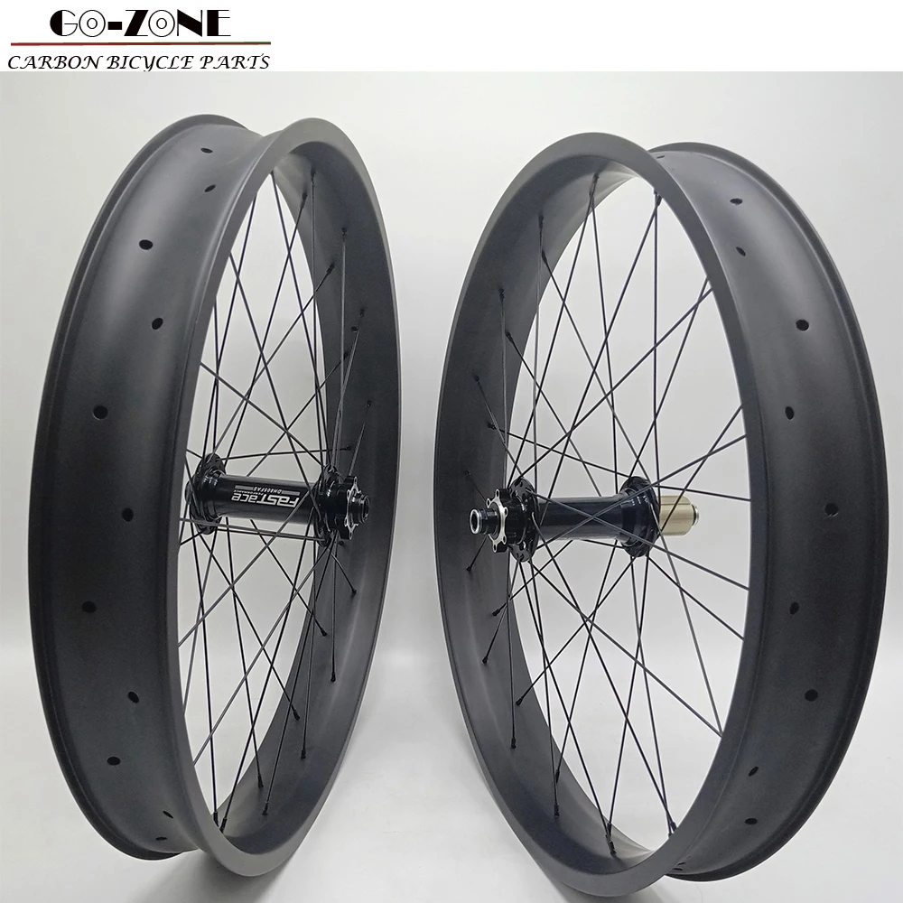 26-дюймовые дисковые велосипедные карбоновые колеса для фэтбайка 26er 90x25 мм