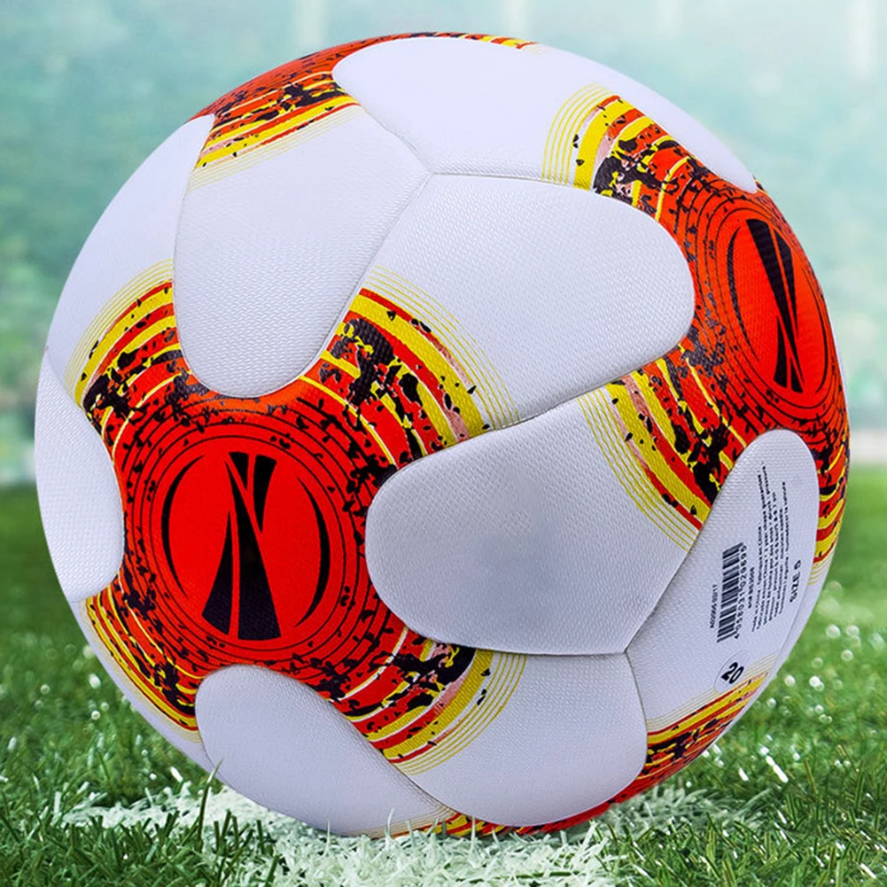 Профессиональный бесшовный футбольный мяч из искусственной кожи размер 5