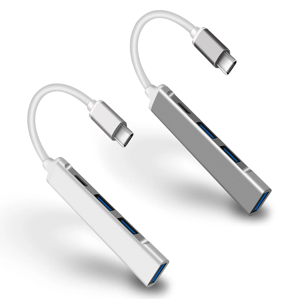 

USB-концентратор с портом USB Type-C, 3,0 дюйма, 2,0 дюйма, 4 порта