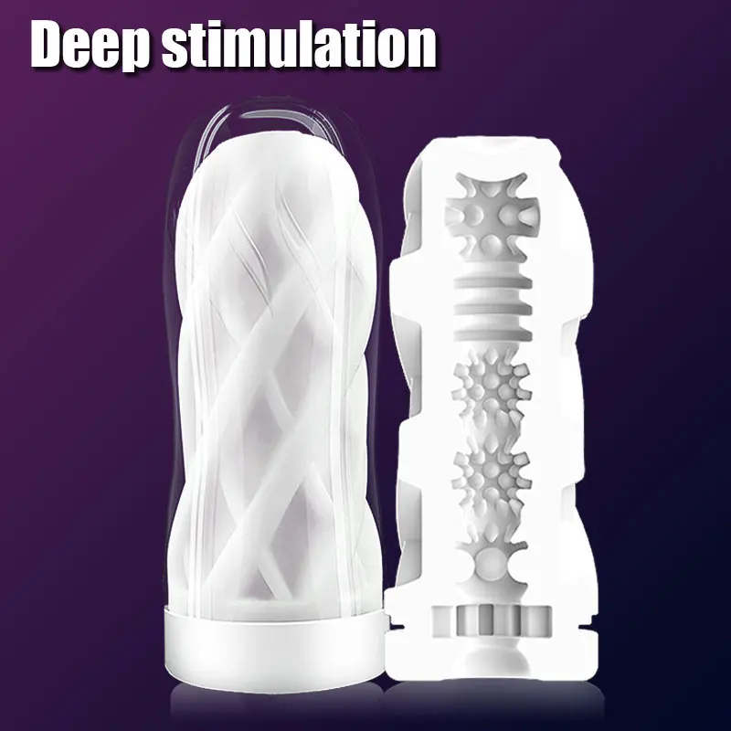 Мужской мастурбатор интимные игрушки мягкая киска прозрачная вагина