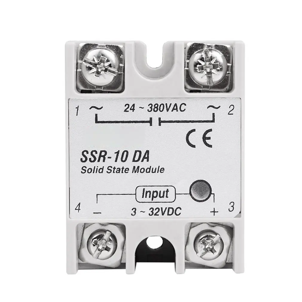 Твердотельные реле DC AC Напряжение 12V 3 32VDC до 220V 24 380V загрузка одиночная фаза SSR Для