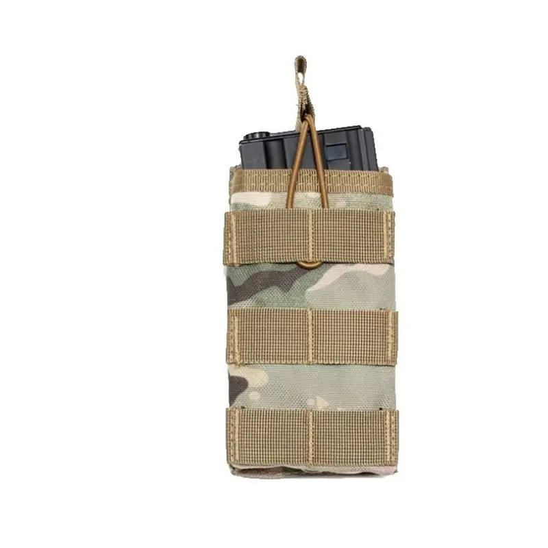 Molle Чехол тактический Открытый Топ двойной слой винтовка маг мешок военная армия Мультикам для охоты Molle подсумок M4 M14 AK