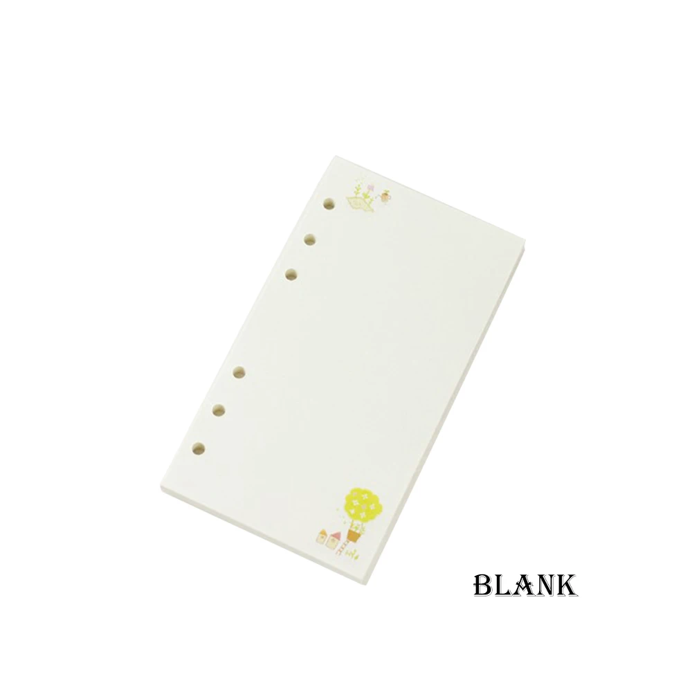 45 листов А5 А6 Ноутбук красочные свободные лист пополнения спираль переплет