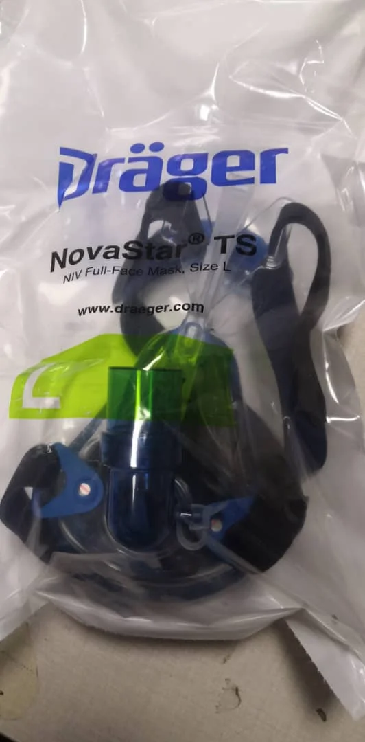 Оригинальная и новая маска Drager NovaStar NIV w/SE L MP01581 SE Полнолицевая для неинвазивной