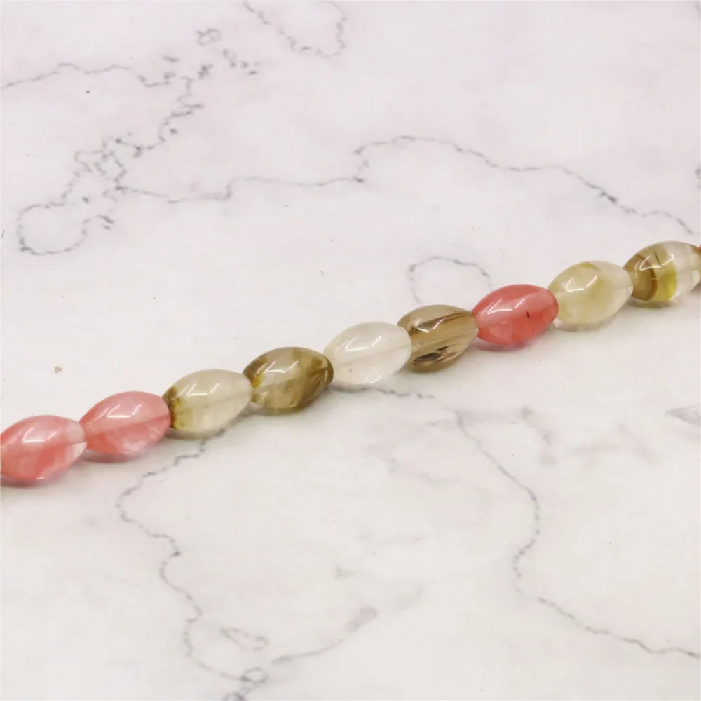 Бусины Из Натурального арбуза турмалина 8x12 мм 15 дюймов B492 | Украшения и