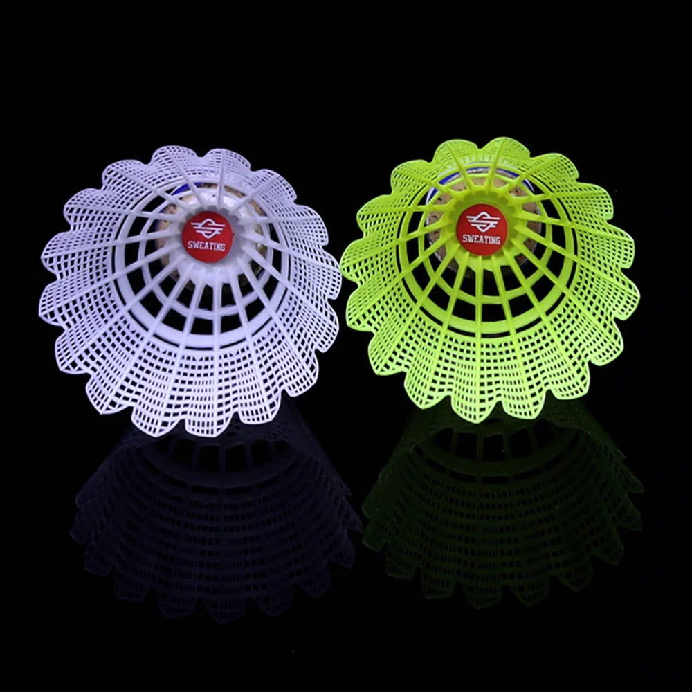 

6pcs Shuttlecock Badminton Game Head Shuttlecock Light Weight Nylon Balls Sports Gadget for School (Yellow)