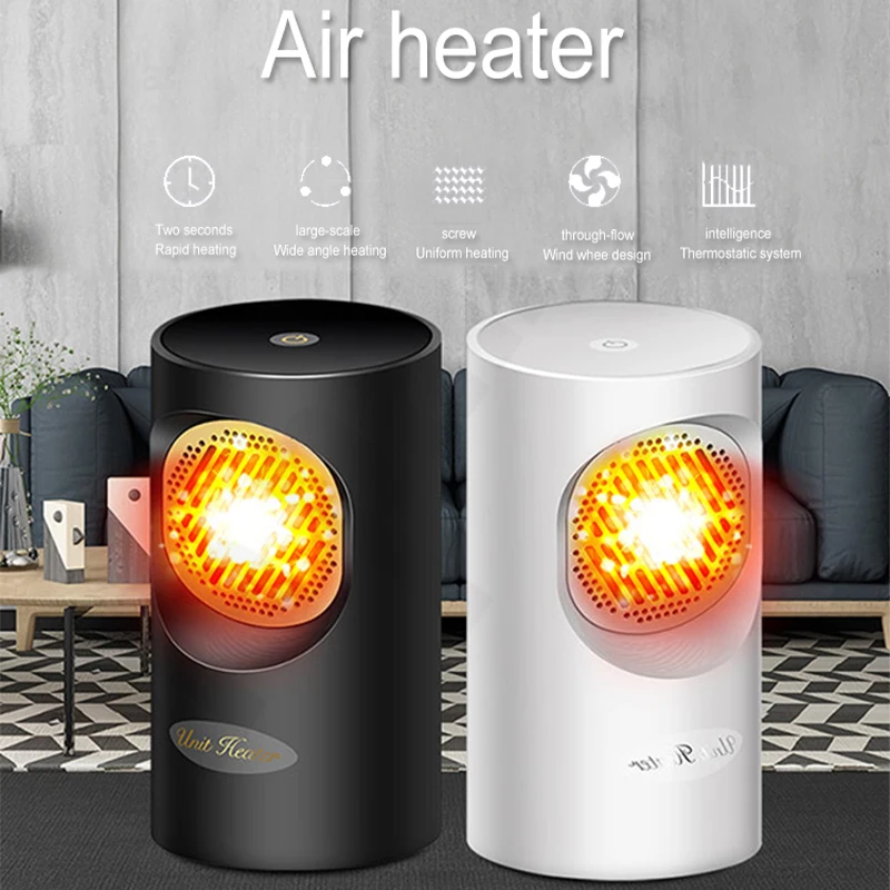 

Mini Fast Electric Heaters Indoor Touch Control Heating Fan Winter Warmer Portable Protection Air Temperature Heaters 300W-400W