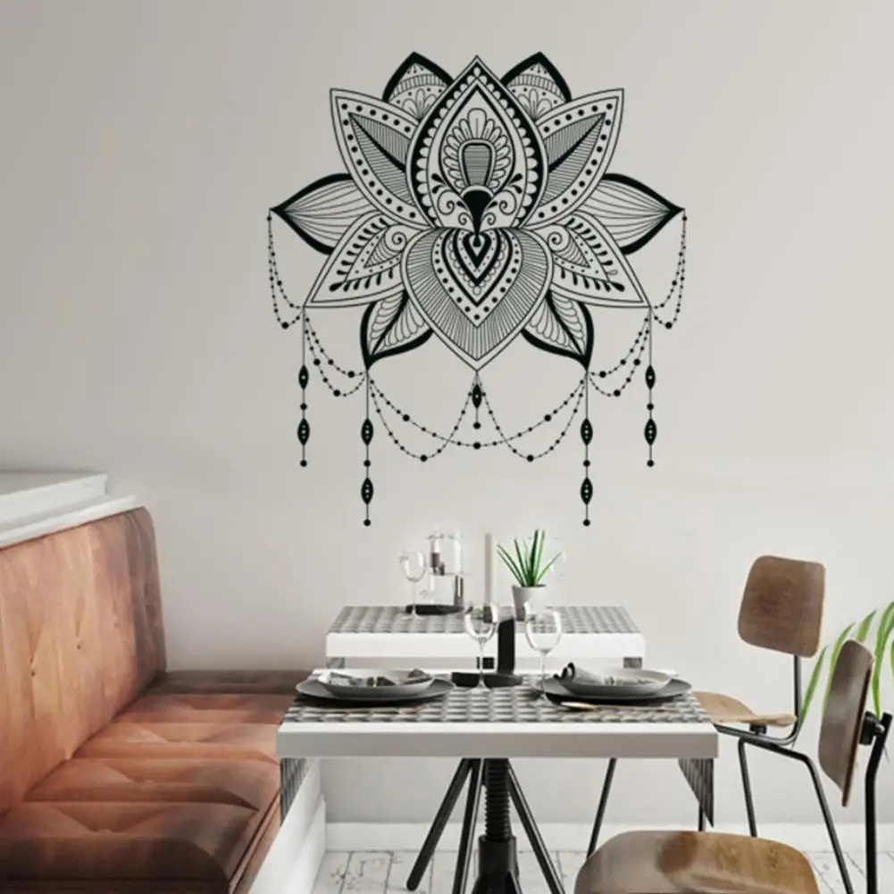

Wall Stickers 2PCS Lotus Self-Adhesive Personality Room Decorative Living Room Bedroom TV Background Decoration Wall Stickers