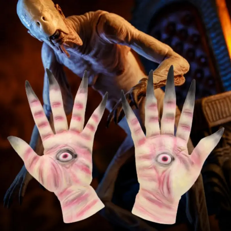 Кастрюли лабиринт бледный человек Косплэй костюм реквизит жуткий латекс