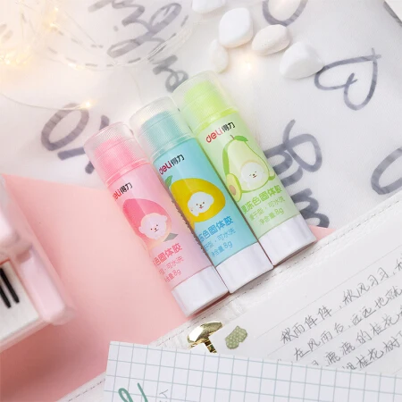 1PC Deli 9626 8G ACR Chromatic Glue Stick Strong Adhesive School Office Supplies | Канцтовары для офиса и дома