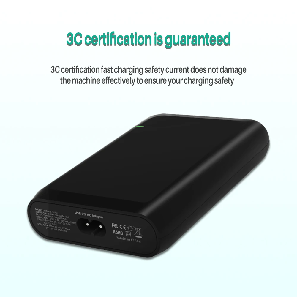 pd150w gan quick charge 4 0 pd hub dual type c 100w charger multi port usb c fast charging head suitable for apple macbook free global shipping
