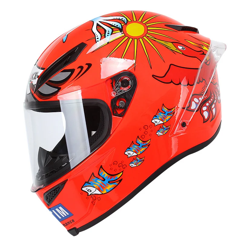 Зимний сезон мотоциклетный шлем индивидуальная мотоциклетная Акула Capacetes De