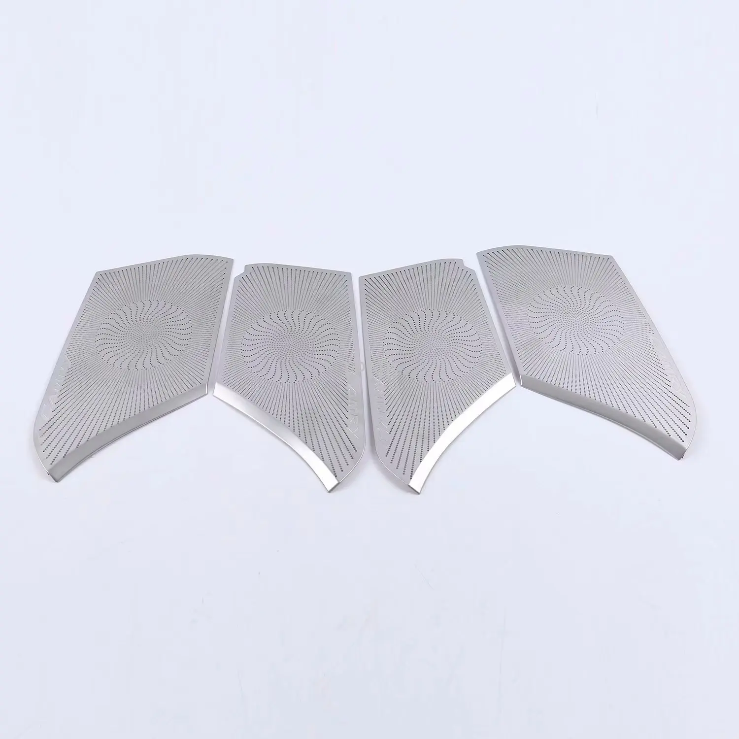 4PCS Stainless Steel Front and Rear Door Speaker Decorative Cover for Toyota Camry 2018 Loudspeaker Styling Accessories