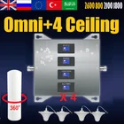 800 1800 2600 2100 Универсальный 4g 4-полосный ретранслятор усилитель сигнала Сотовый усилитель B20 B3 B1 B7 Бесплатная доставка в Испанию и Россию