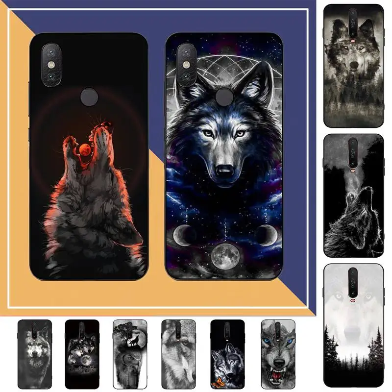 

Animal Wolf Phone Case for Redmi Note 8 7 9 4 6 pro max T X 5A 3 10 lite pro