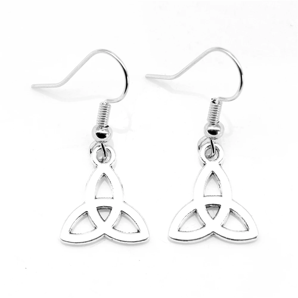 

14X16mm Earrings Female Dangle Earrings Earrings Christmas Fashion Earrings Triangle Amulet 1 Pair