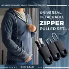 8 шт.компл. Универсальный Съемный съемник молнии съемный съемник молнии Съемный металлический съемный съемник молнии съемные молнии