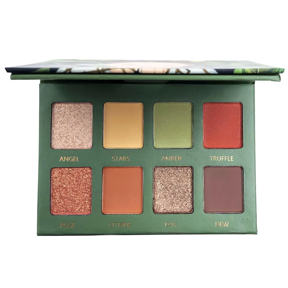 NOVO бренд Лесные эльфы тени для век матовые мерцающие блестящие зеленые красные