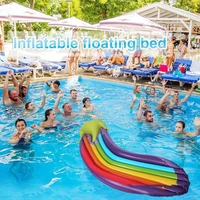 pool float inflatable eggplant shape pvc portable good air tightness pool lounger water bed for adults kids swimming