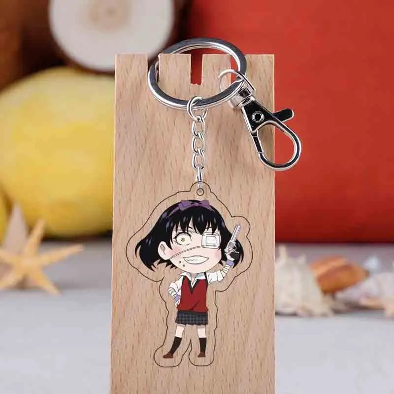 Аниме Kakegurui брелок косплей реквизит Momobami Ririka Runa Yomotsuki Jabami Yumeko аксессуары