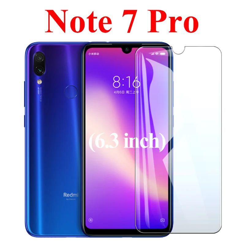 3 шт./лот Защита экрана для Xiaomi Redmi Note 7 Pro защитное стекло Xiomi Redme 7s Note7 S Броня Xiaom Redmii S7 7Pro пленка - Цвет: Redmi Note  7 Pro