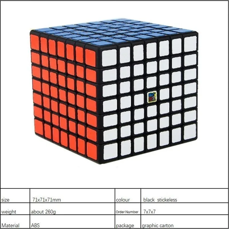 Moyu MF7 7x7x7 куб Магическая скорость 7 слоев Нео пазл 7x7 Cubo Magico 7*7*7 образовательные