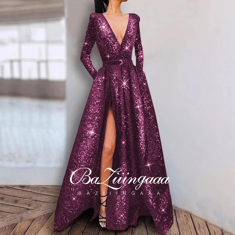

BAZIIINGAAA Luxury 2021 Party Elegant Woman Evening Gown Plus Size Slim Printed Long Evening Dresses Suitable for Formal Parties