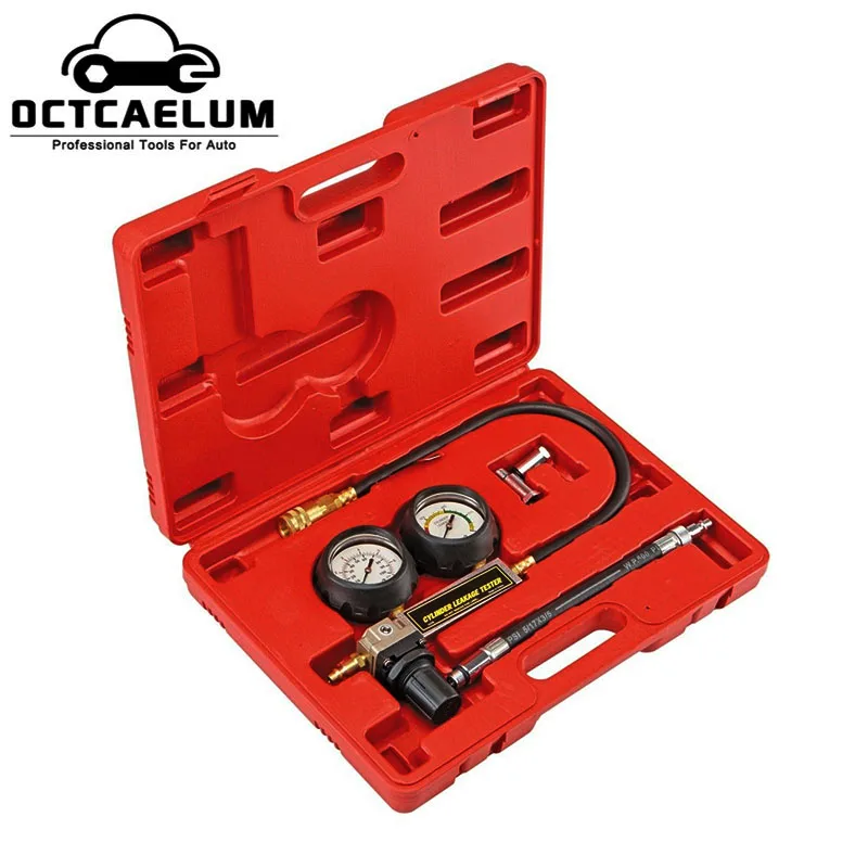 Детектор утечки в цилиндре двигателя тестер Манометр компрессионный