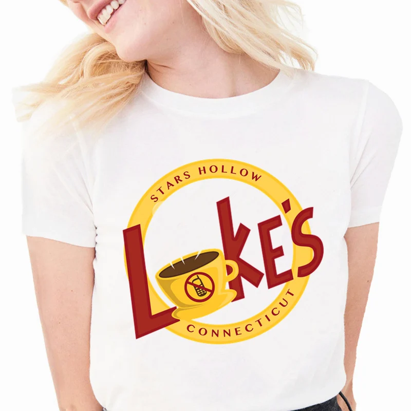 

Gilmore Girls T Shirts Women's T-shirt Short Sleeve Female Tops Tees Harajuku Vintage