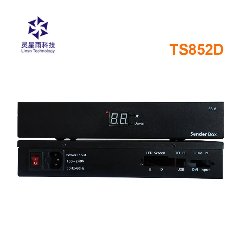 Linsn TS852D (TS852) LED External Sender box SB-8 for installing TS852 TS851 Support TS802D TS802 TS801 | Электроника