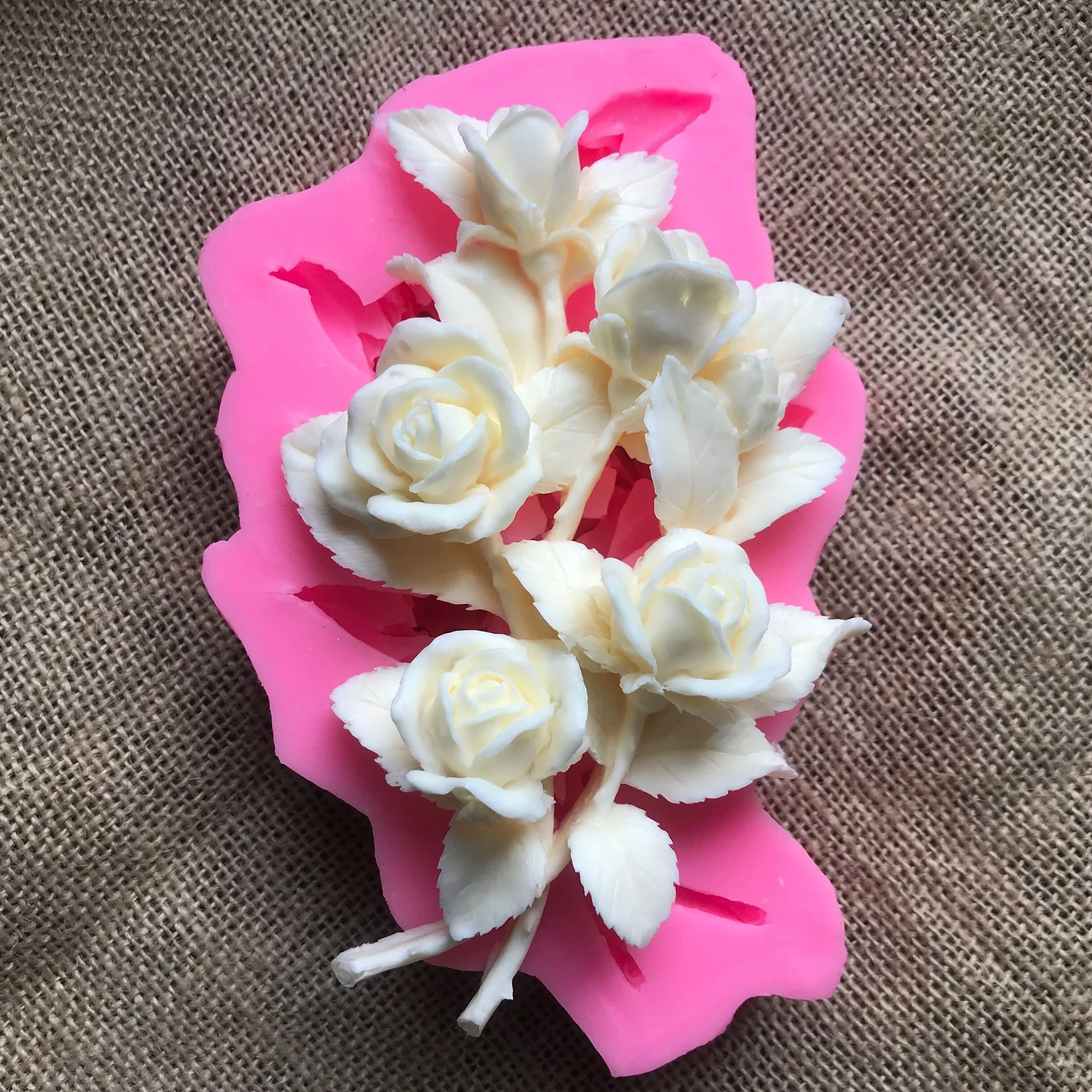 

DIY Fondant cake molding Silicone Roses cake decoration mold Kichen baking Tools