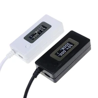 lcd usb voltageamps power meter tester multimeter test speed of chargers cables capacity of power banks