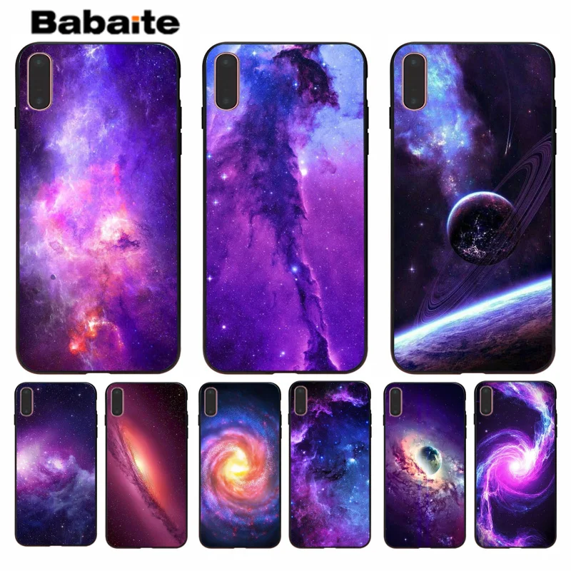 Babaite фиолетовый Космическая Звезда хит продаж Модный Дизайн чехол для мобильного