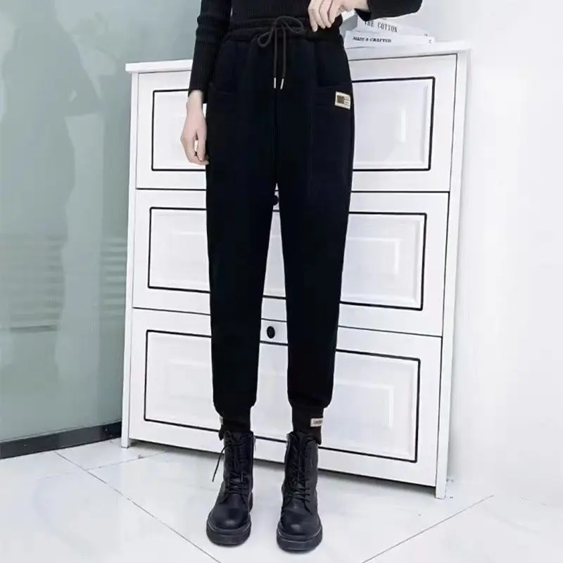 

Sports Casual Versatile Sweatpants For Women 2021Spring New Loose Western Style Ankle-Tied Long Pants Fashion