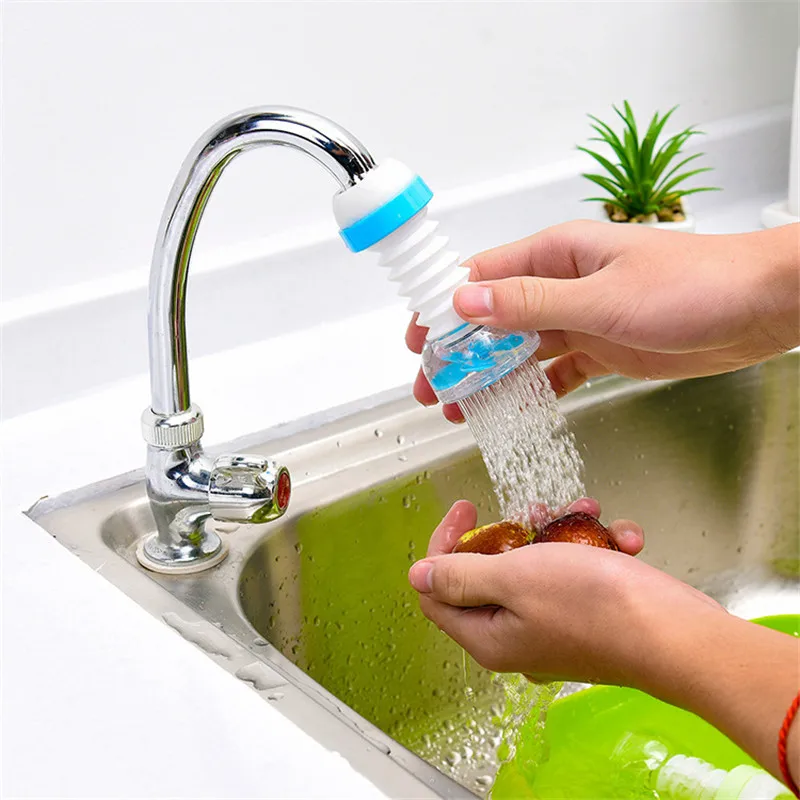 

360 Rotary Water Saving Kitchen Faucet Shower Head Bathroom Faucet Aerator Nozzle Tap Adapter Bubbler Swivel Head Aerator
