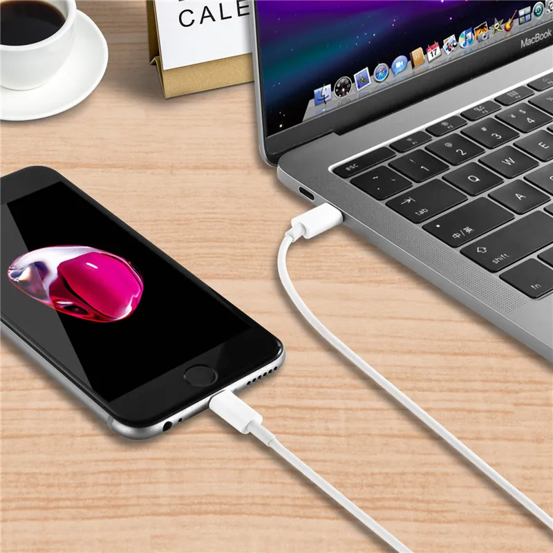 CHOETECH USB C кабель зарядный провод для iPhone X XS XR 8 12 Вт PD Быстрая зарядка usb type C кабель для передачи данных для Macbook USB шнур