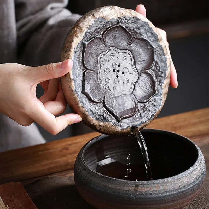 Керамический чайник LUWU ручной работы чайная чашка подставка для лотоса