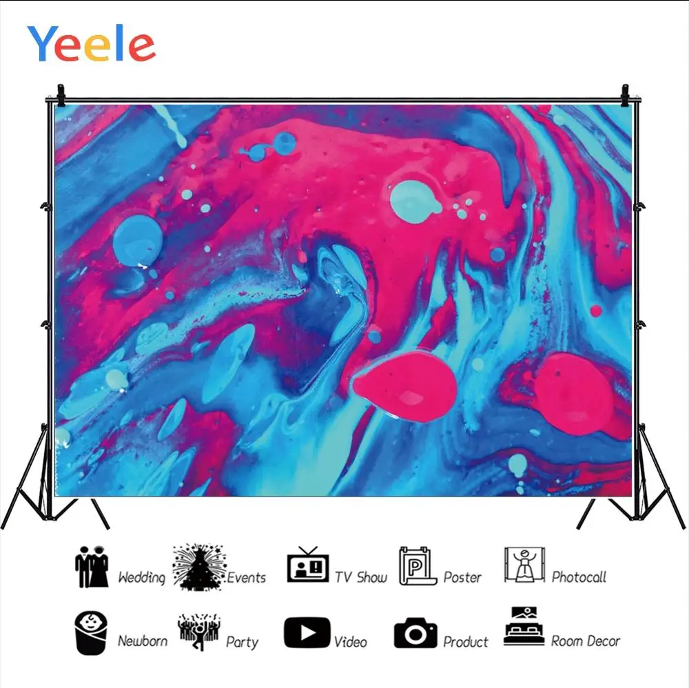 Yeele художественное рисование на ткани флюид фотография Фон Персонализированные