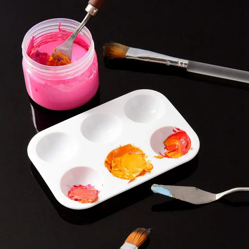 24 пластиковые палитры для рисования 6 хорошо прямоугольных акварельных палитр