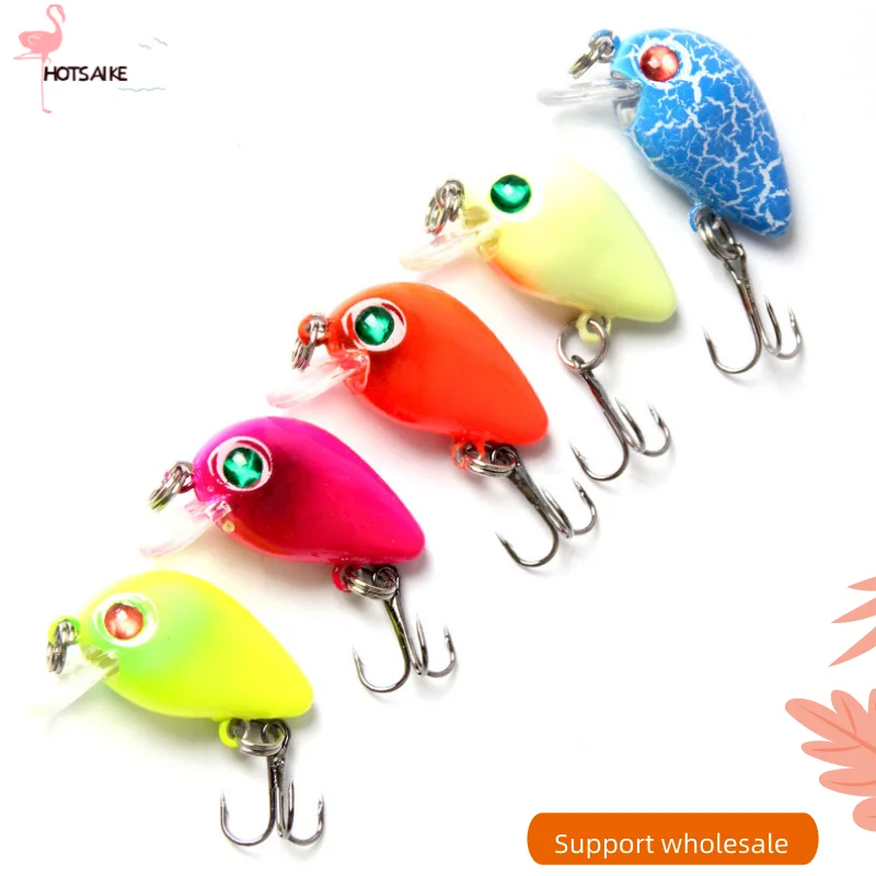 

AOYA Minnow Fishing Lure Easy Shiner Chatter Bait 3.5cm 2g 5 Color Minnow Fish Wobbler Spoon for pike Jerkbait Popper Surface