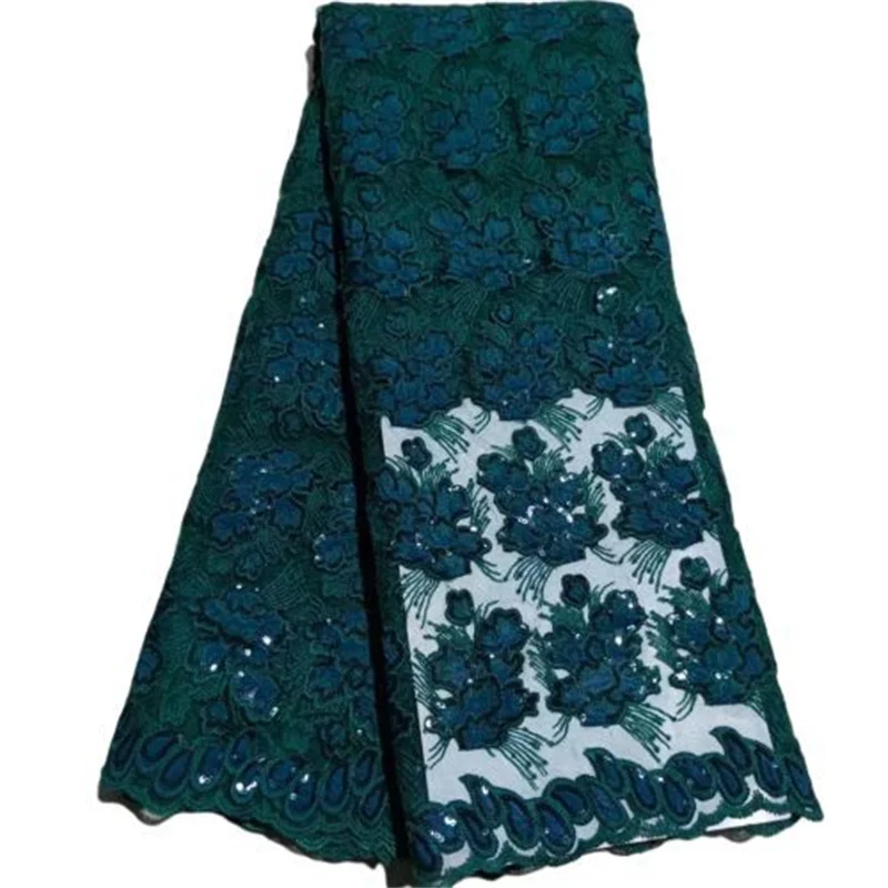

Red Sequins African Lace Fabric 2021 Green High Quality Nigerian French Tulle Lace Fabric Sequined Mesh For Wedding Sew Purple