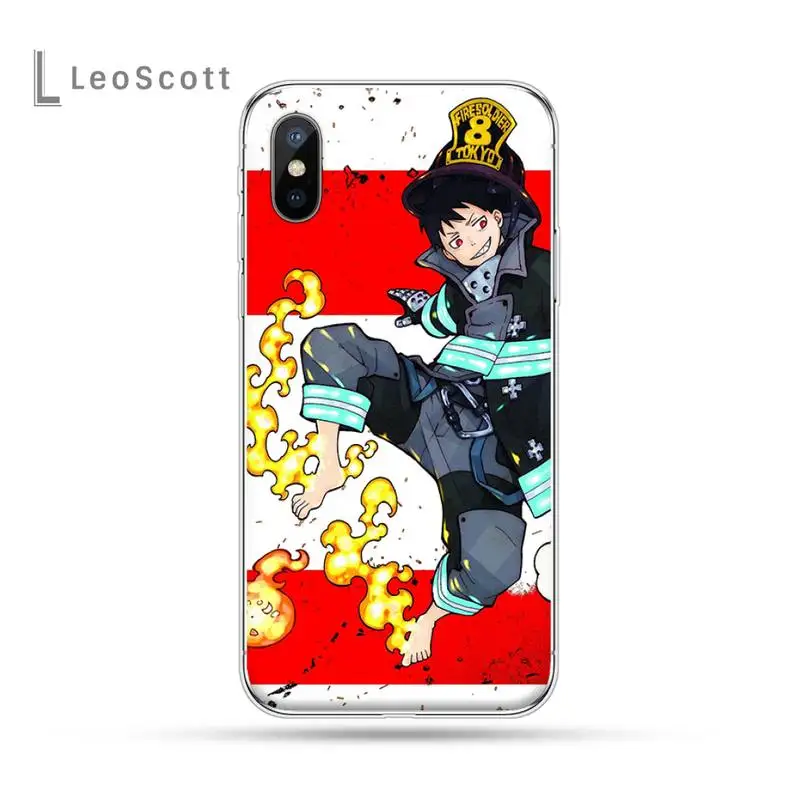 

Fire Force Anime poster pattern Phone Case For iphone 12 5 5s 5c se 6 6s 7 8 plus x xs xr 11 pro max