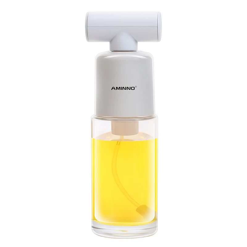 White FH-01049 AMINNO Бутылка с распылителем для выпечки Еда с распылителем для еды 200 мл Стеклянный распылитель для барбекю Салат-распылитель Action Action Mister - Цвет: White FH-01049