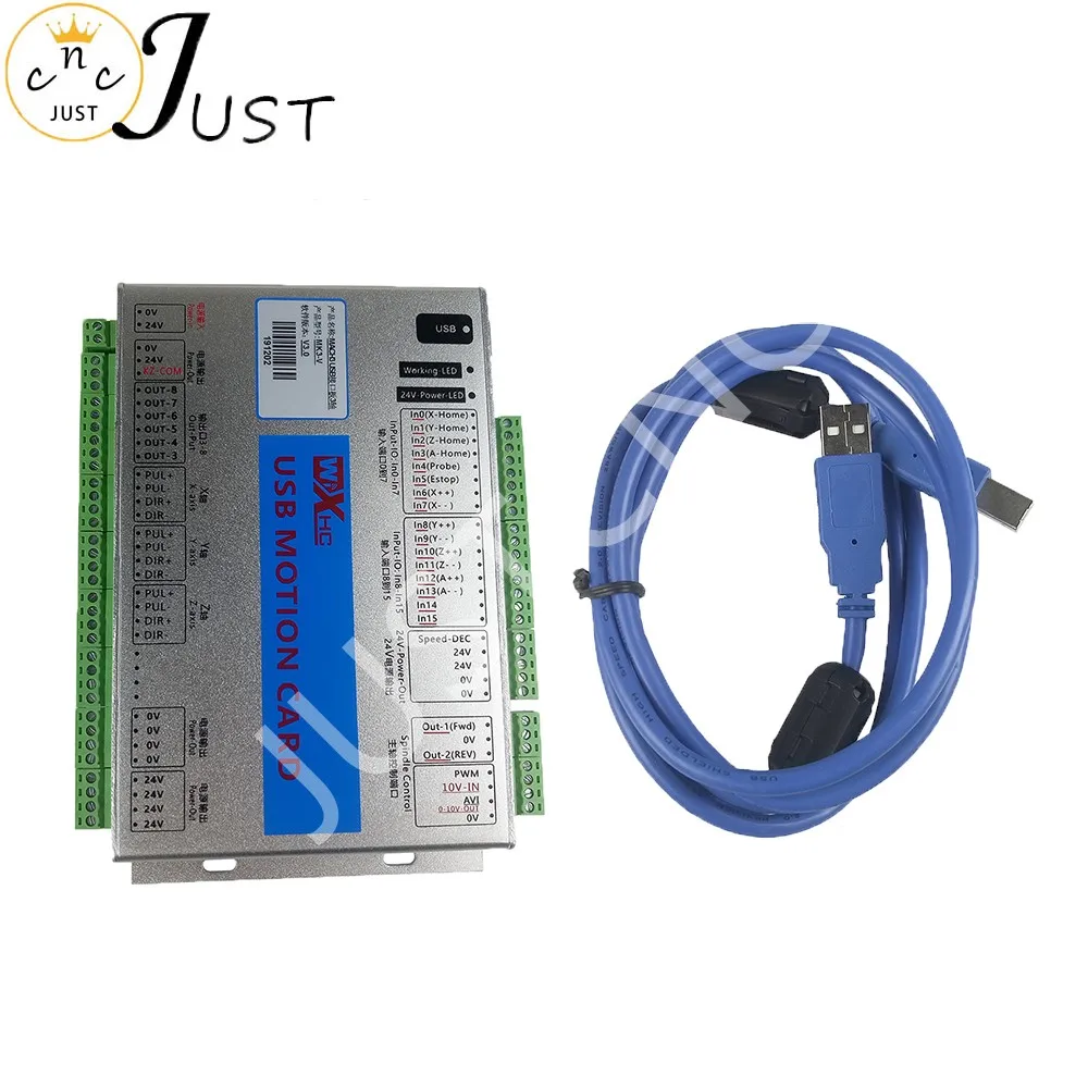 XHC Ethernet Mach3 Breakout Board 3 4 6 Axis USB Motion Control Card Resume 2MHz Поддержка токарного станка с ЧПУ