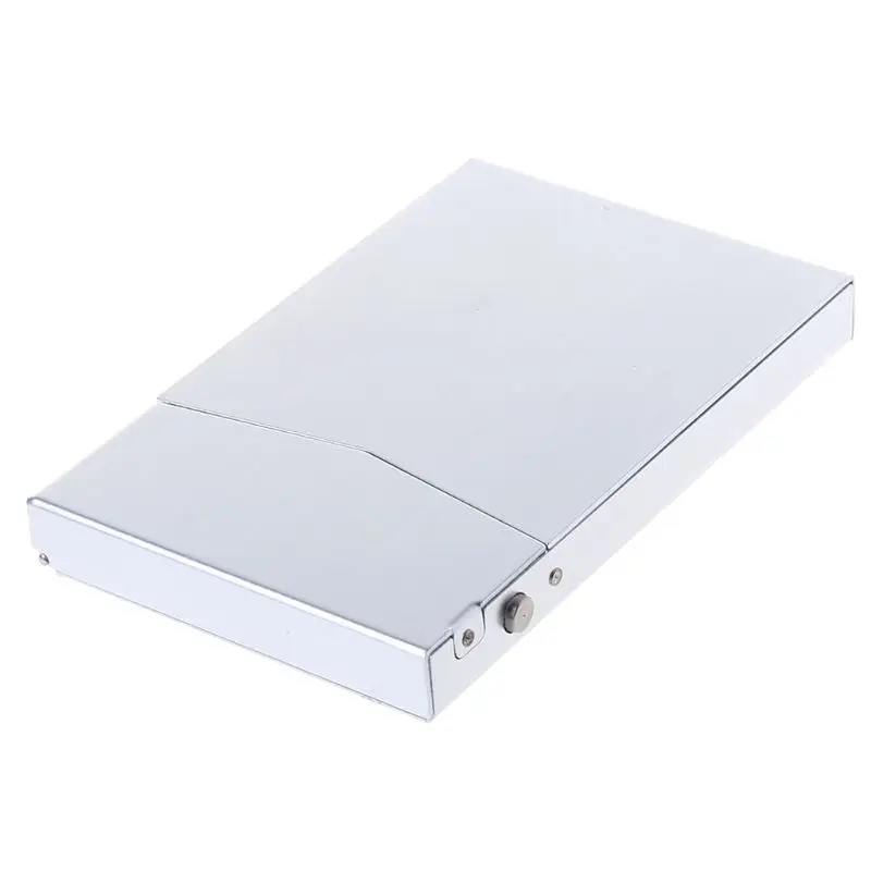 Карманный чехол для визиток удостоверения личности Металлический футляр